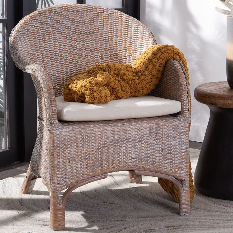 Barrel rattan online chair